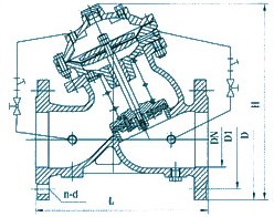 JD745X多功能水泵控制阀结构图